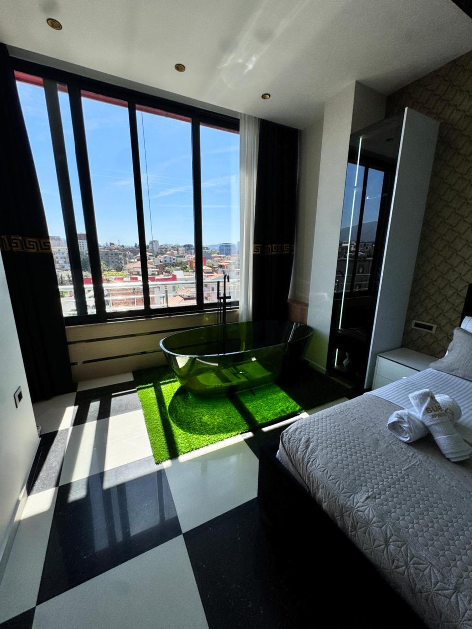 Sueno Apartments & Suites Тирана Екстериор снимка